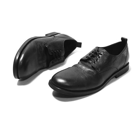 Luxus-Männer-Geschäfts-Männer-Casual-Lederschuhen Schwarz / Braun EU Größe 38 - 46