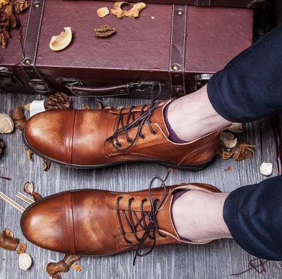 OEM-Schuhe für Männer mit Casual-Schnürsenkeln Komfortable, atmungsaktive, flache Fahrschuhe