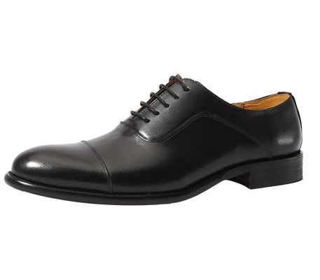 Echtes Leder mit Auskleidung Formalschuhe für Geschäftszwecke Bequeme Herren-Schuhe