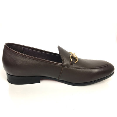 Trendy Herrenkleid Lederloafers Rundfüße Bequeme Herrenformalschuhe