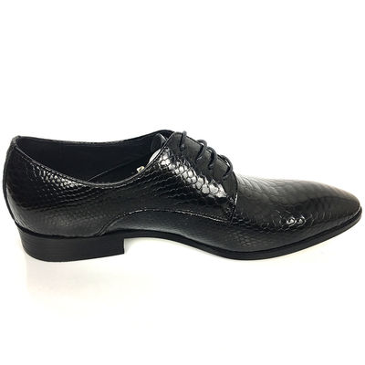 Fußfuss-Männer schwarze Schuhs, italienische Handarbeit einfache Fußfuss-Schuhe Männer 2018