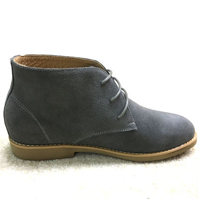 Fancy Suede Material High Top Casual Schuhe, Herren Schnürsenkel Casual Schuhe