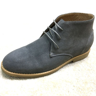 Fancy Suede Material High Top Casual Schuhe, Herren Schnürsenkel Casual Schuhe