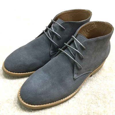 Fancy Suede Material High Top Casual Schuhe, Herren Schnürsenkel Casual Schuhe