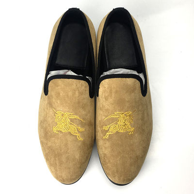 Tassel-Männer-Velvetloafers mit Gummi-Außensohle