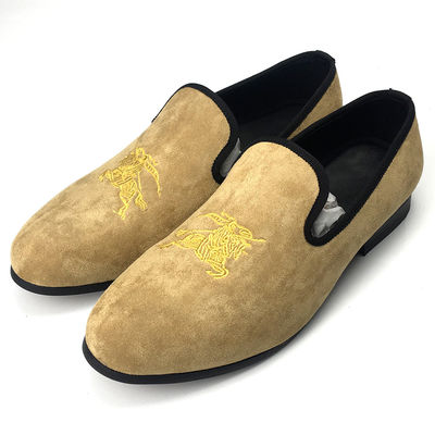 Tassel-Männer-Velvetloafers mit Gummi-Außensohle