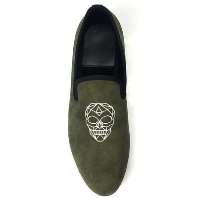 Freizeit-Leichtgrün für Männer Velvet Loafers / Für Männer Prince Albert Slippers