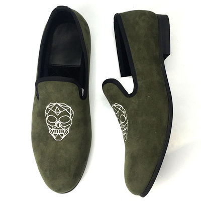 Freizeit-Leichtgrün für Männer Velvet Loafers / Für Männer Prince Albert Slippers