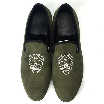 Freizeit-Leichtgrün für Männer Velvet Loafers / Für Männer Prince Albert Slippers
