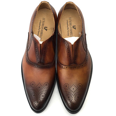 Italien Handgefertigtes Leder Männer Formalkleid Schuhe Oxford Büroschuhe