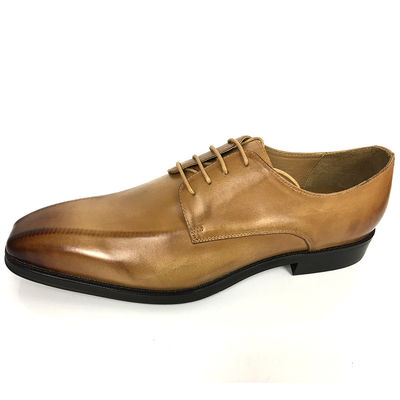Höhensteigerung Lifting Kleid Schuhe Männer Leder Oxford mit quadratischen Zehen