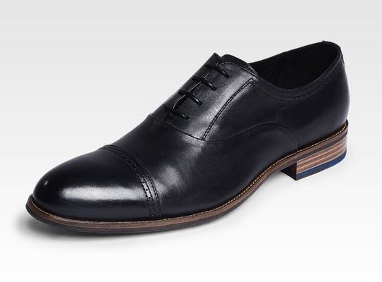 Dauerhafte 3cm Fersen Herren Leder Kleid Schuhe, Party Wear Schuhe für Männer
