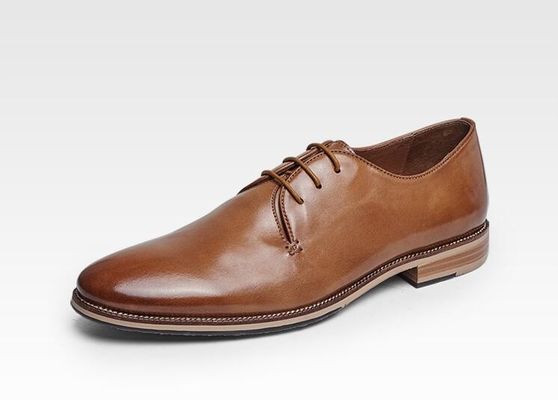 Goodyear Handgefertigte Oxford-Leder-Schuhe für Männer mit vier Farben