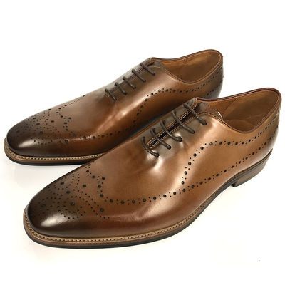 England Style Mode Männer Büro formalen Leder Brogue Schuhe mit großer Größe