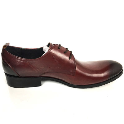 Wein Rot Rismart Reife Männer Oxfords Schuhe Stilvolle Kleidung Leder Schuhe