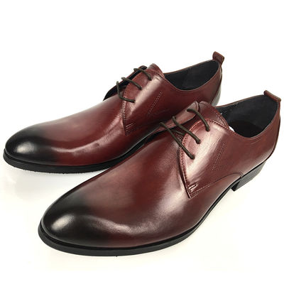 Wein Rot Rismart Reife Männer Oxfords Schuhe Stilvolle Kleidung Leder Schuhe
