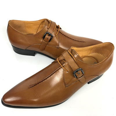 Oxford Business Office Dress Men Formal Dress Schuhe, Mönch Gürtel Schuhe