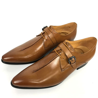 Oxford Business Office Dress Men Formal Dress Schuhe, Mönch Gürtel Schuhe