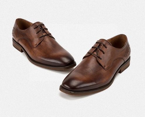 Offizielle Büromänner Offizielle Kleidung Schuhe, italienische echte Lederschuhen