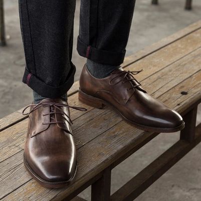 Offizielle Büromänner Offizielle Kleidung Schuhe, italienische echte Lederschuhen