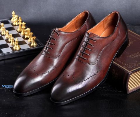 Modeherren, Schuhen, Brogue versteckt, High Heels, Lederschuhe für Männer.