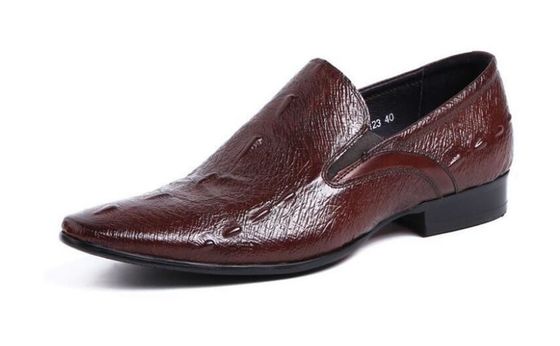 Normalgroße geschnitzte Leder-Dress-Schuhe für Männer, Spitzenzehen Freizeitschuhen