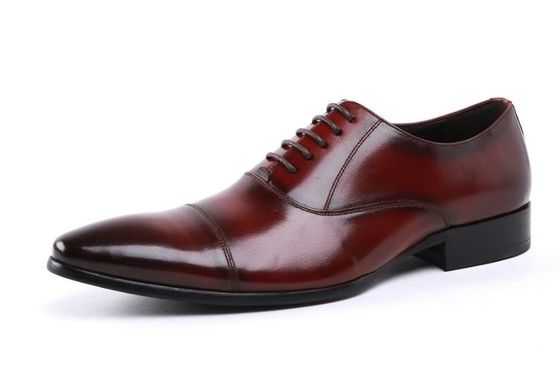 Oxford Armee Zeremonial rotes Leder Militäroffizier Männer Schuhe 39-45# Größe