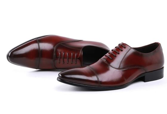 Oxford Armee Zeremonial rotes Leder Militäroffizier Männer Schuhe 39-45# Größe