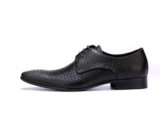 Alle gewebten hellen echten Herren Lederkleid Schuhe, Leder Oxfords Schuhe für Männer