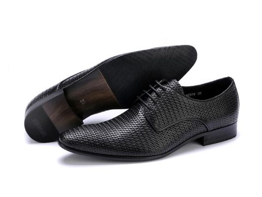 Alle gewebten hellen echten Herren Lederkleid Schuhe, Leder Oxfords Schuhe für Männer