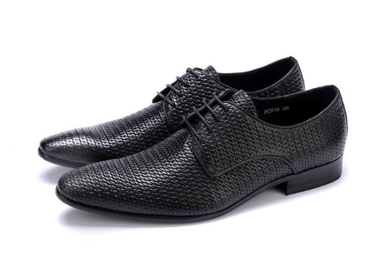 Alle gewebten hellen echten Herren Lederkleid Schuhe, Leder Oxfords Schuhe für Männer