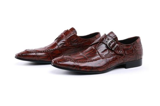 Handgefertigte helle Lederschuhe Brogues Formelle braune Geschäftsschuhe für Abendparty-Kleidung