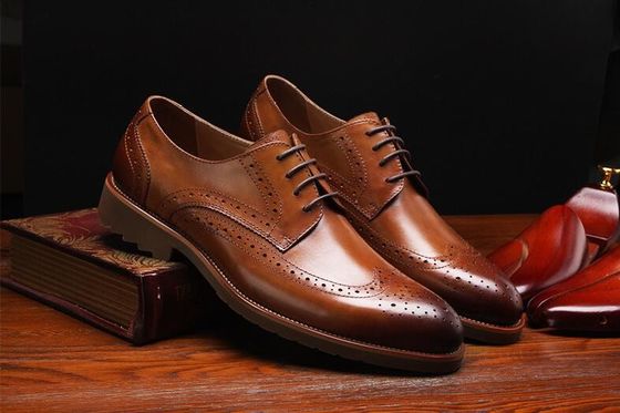 Classic Style Derby Schwarz Aufkleidung Schuhe, Retro Männer Kleidung Oxford Schuhe