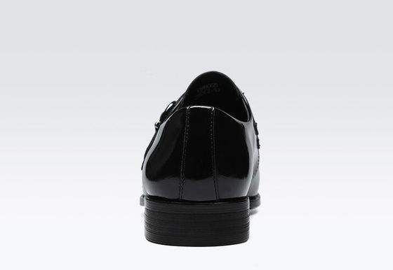 Retro Brogue für Männer, Schuhen, Büros, schwarze Oxford-Schuhe.