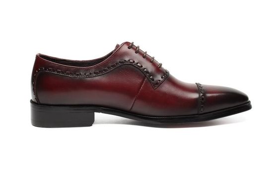 Leder Frühling / Herbst Männer Hochzeitskleid Schuhe Männer Mode Goodyear Sohlen Oxford