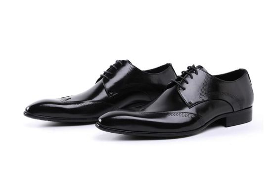 Custom Brogue Braun Bürste ab Leder Schuhe Komfortables Kleid für Männer