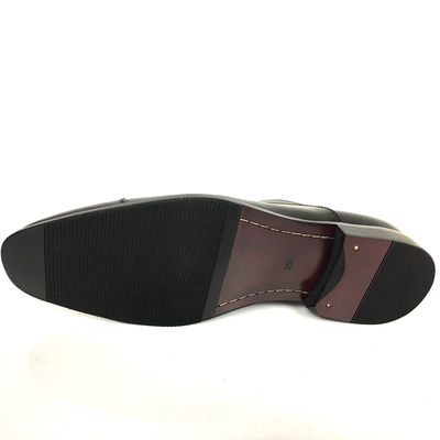 Schwarze Herren Leder-Schuhe / Männer Business-Casual-Schuhe Schnürsenkel
