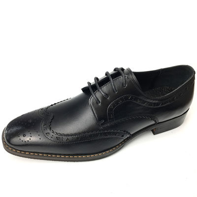 Männer Casual Leather Schuhe / Männer Schwarze Oxford Schuhe Mode italienischer Stil