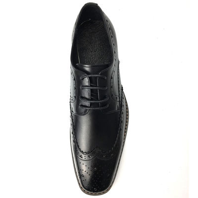 Männer Casual Leather Schuhe / Männer Schwarze Oxford Schuhe Mode italienischer Stil