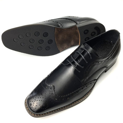 Männer Casual Leather Schuhe / Männer Schwarze Oxford Schuhe Mode italienischer Stil
