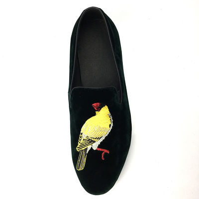 Bequeme Vellvet-Loafers für Männer Tragen Sie widerstandsfähige schwarze Suede-Leder-Loafers