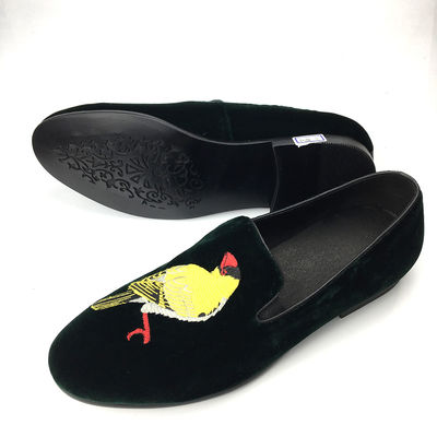 Bequeme Vellvet-Loafers für Männer Tragen Sie widerstandsfähige schwarze Suede-Leder-Loafers