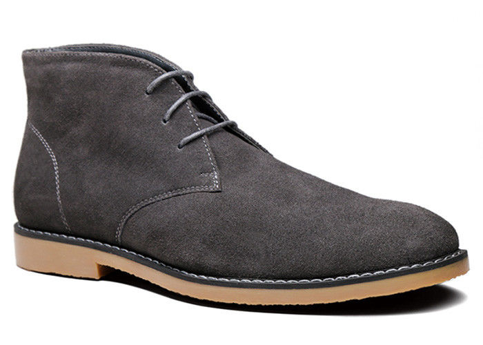 Winter-Schuhe für Männer, Suede, Wüsten-Schuhe, Runde-Zehen-Schuhe, Spitzen-Hoch-Schuhe für Männer