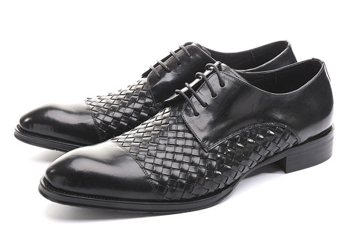 Business BV Oxfords Männer Casual Dress Schuhe, Männer Schwarze Schnürsenkel Schuhe für Party