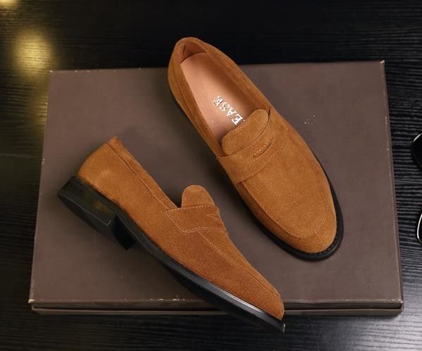 Handwerkliche Suede Cortex Klassiker Lederloafers für Männer / Casual Suede Loafers für Männer