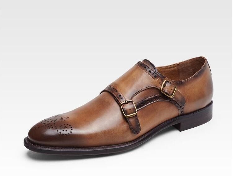 Luxus-Flügelspitzen Brogue Oxford Schuhe, Männer formelle Schuhe für die Hochzeit