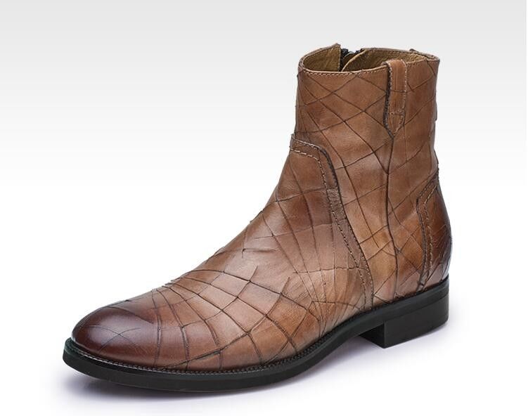 Winter Classic Herren Leder Casual Schuhe Normalgröße Schnürsenkel Schuhe