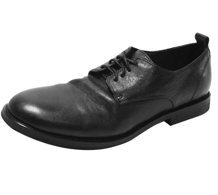 Luxus-Männer-Geschäfts-Männer-Casual-Lederschuhen Schwarz / Braun EU Größe 38 - 46